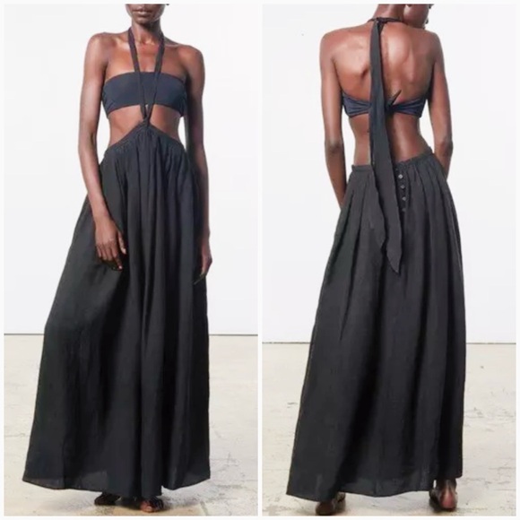 Mara Hoffman graziella 100% Linen convertible Skirt dress - Picture 4 of 16